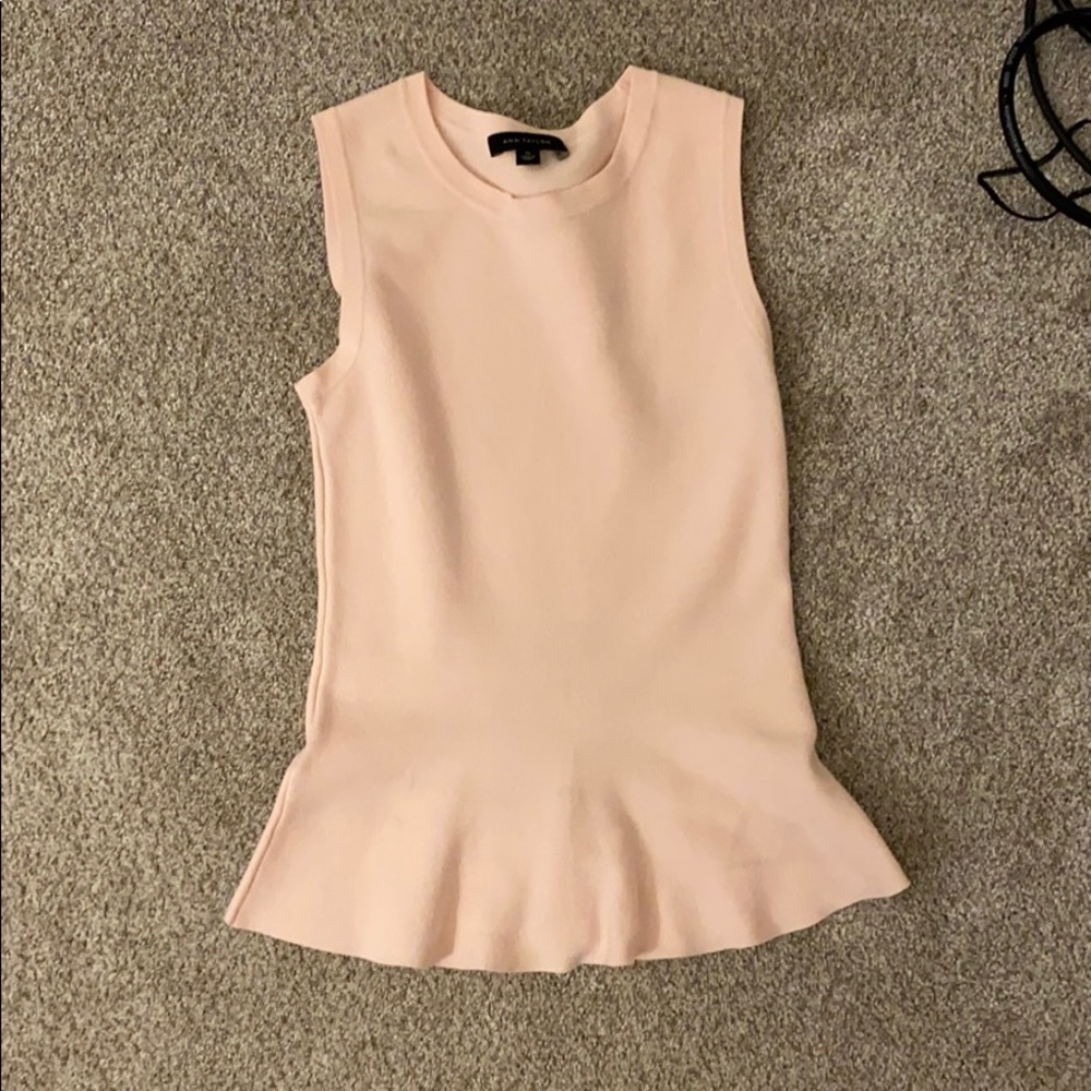 Ann Taylor peplum top